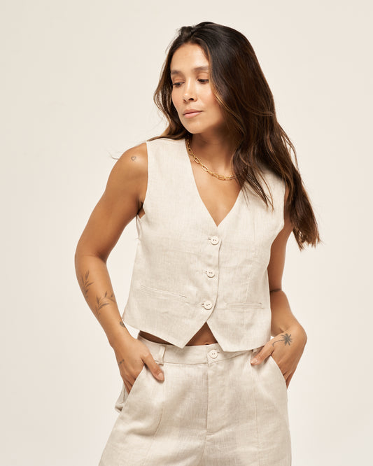 Linen Vest